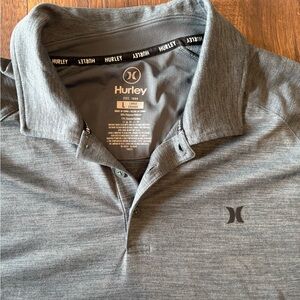 Hurley Men's Gray Polo Shirt